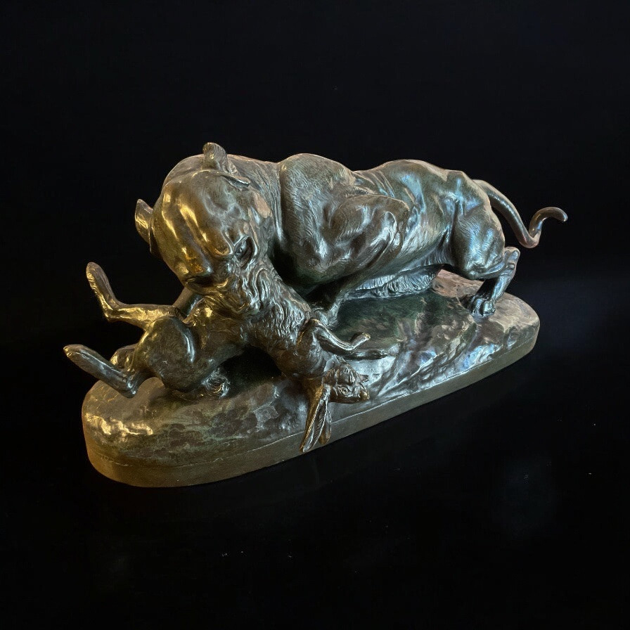 Clovis Edmond  Masson. Bronze .-photo-2