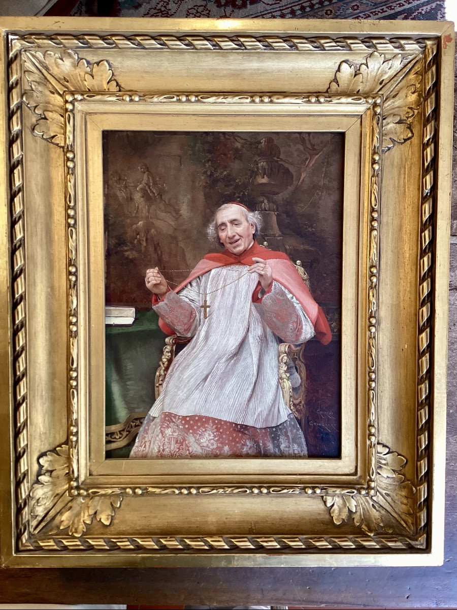 Georges Croegaert. (1848-1923). Oil On Panel. -photo-2