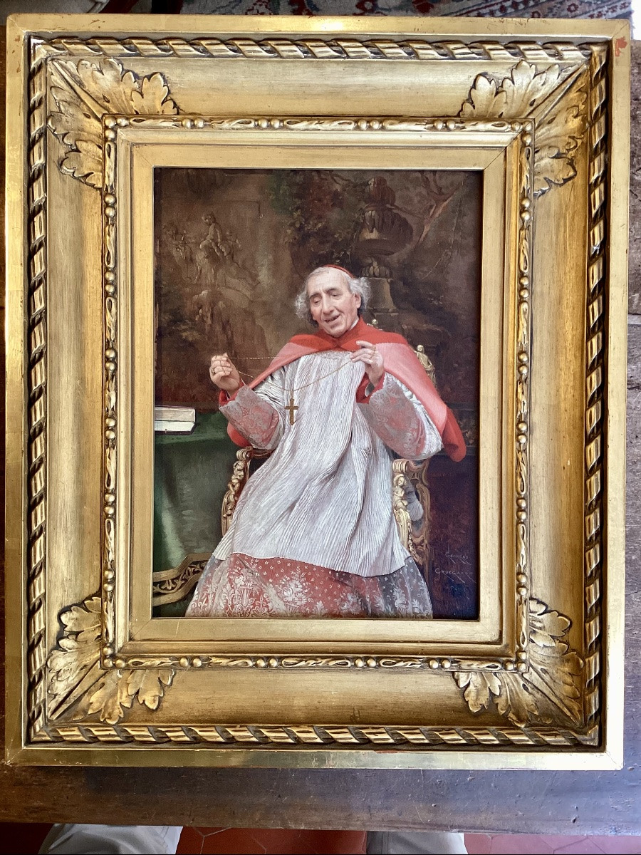 Georges Croegaert. (1848-1923). Oil On Panel. -photo-6