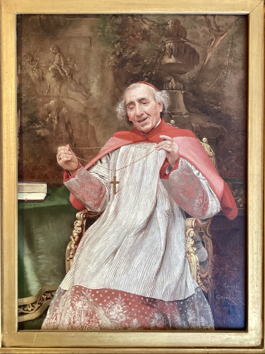 Georges Croegaert. (1848-1923). Oil On Panel. 