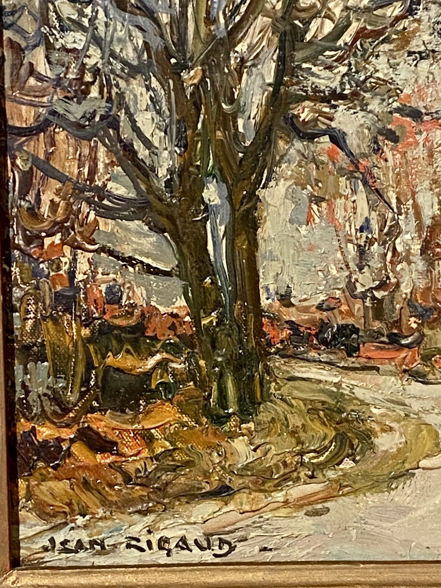 Jean Rigaud. « Marcilly en Gault , la route. »-photo-4