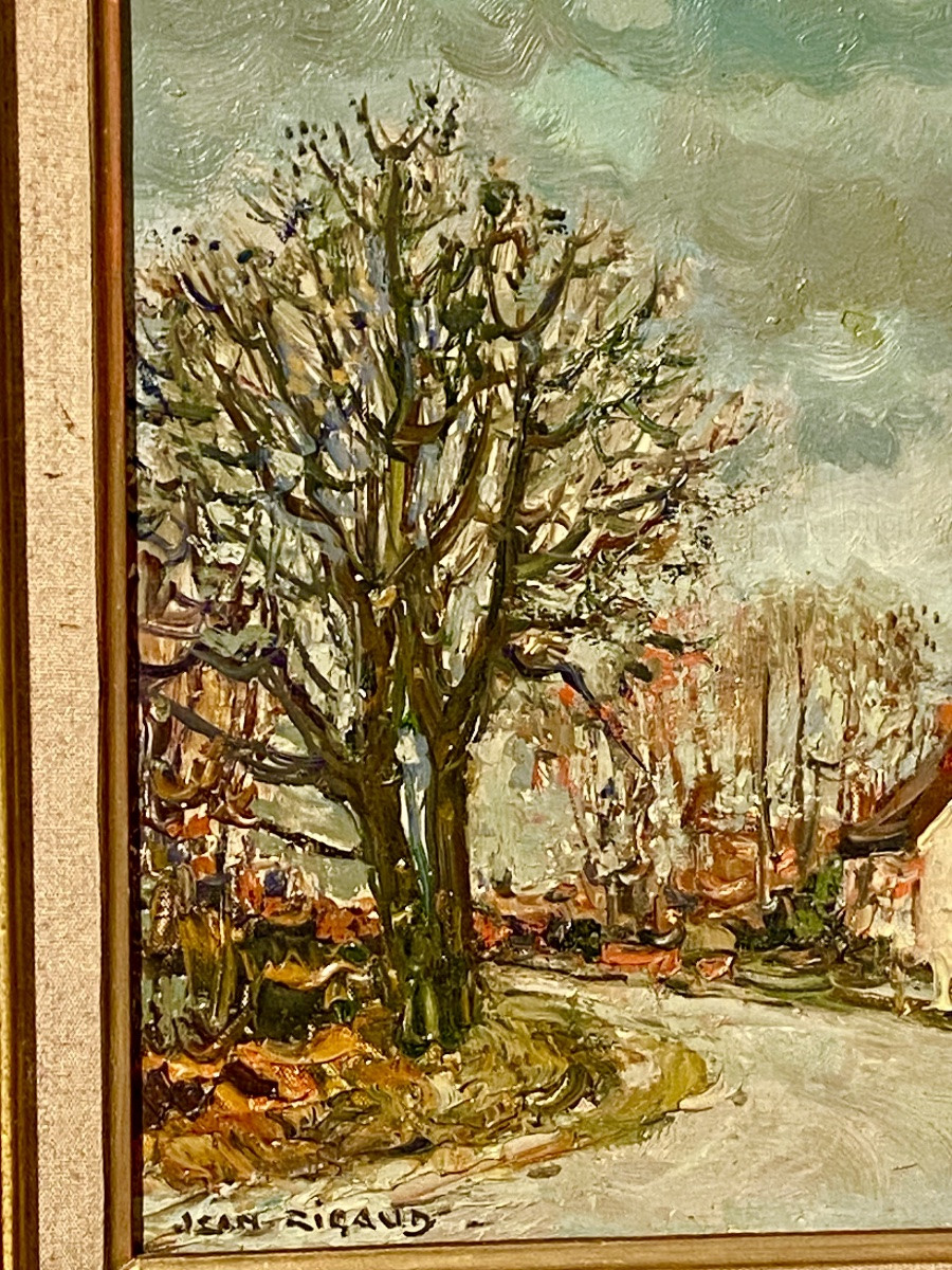 Jean Rigaud. « Marcilly en Gault , la route. »-photo-5