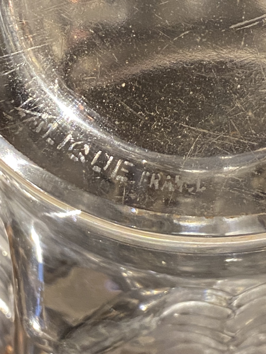 Marc Lalique. Paimpol Vase In White Crystal. -photo-1
