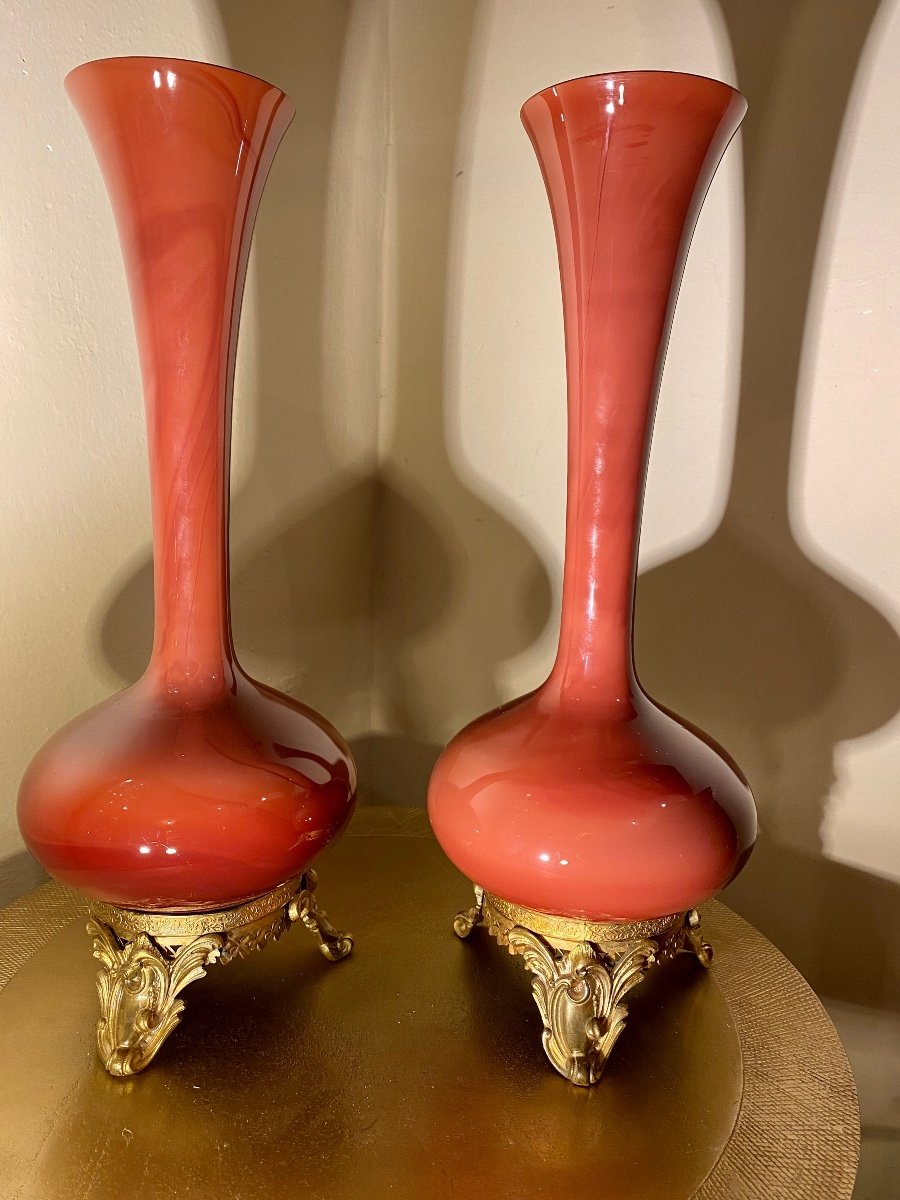 A Pair Of Porcelain Vases.