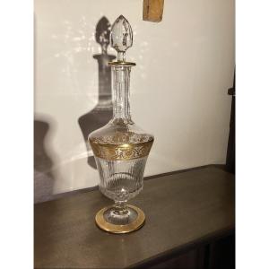 Saint Louis “thistle Gold” Decanter.