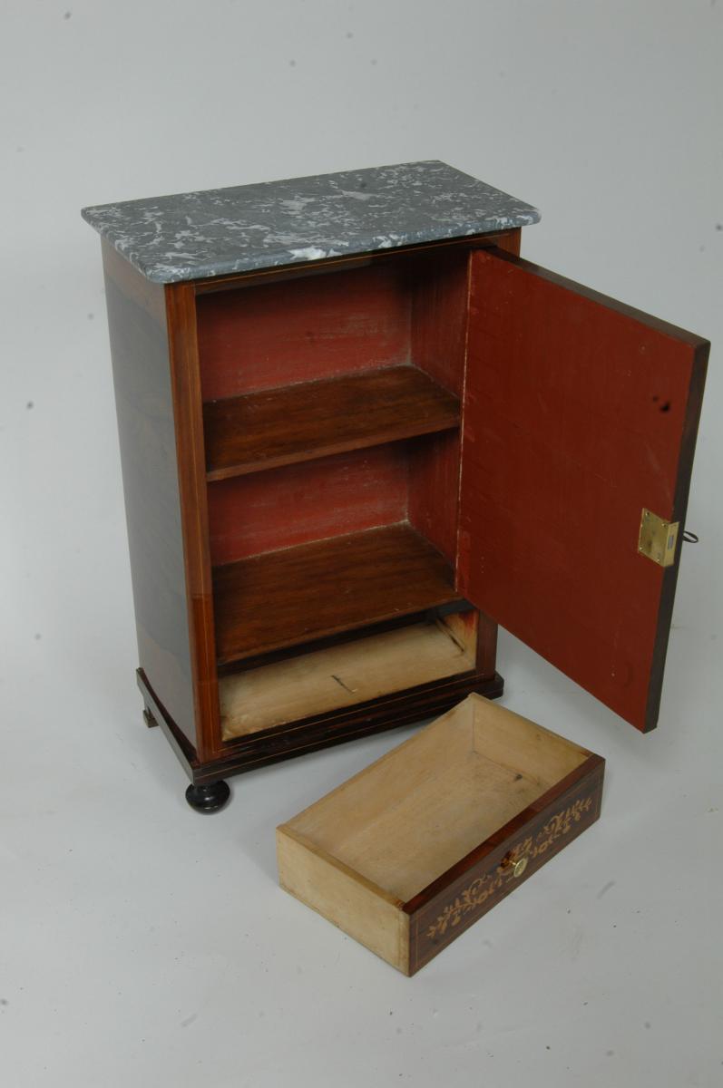 Doll Wardrobe.rosewood Veneer Circa 1820.restoration Period-photo-2