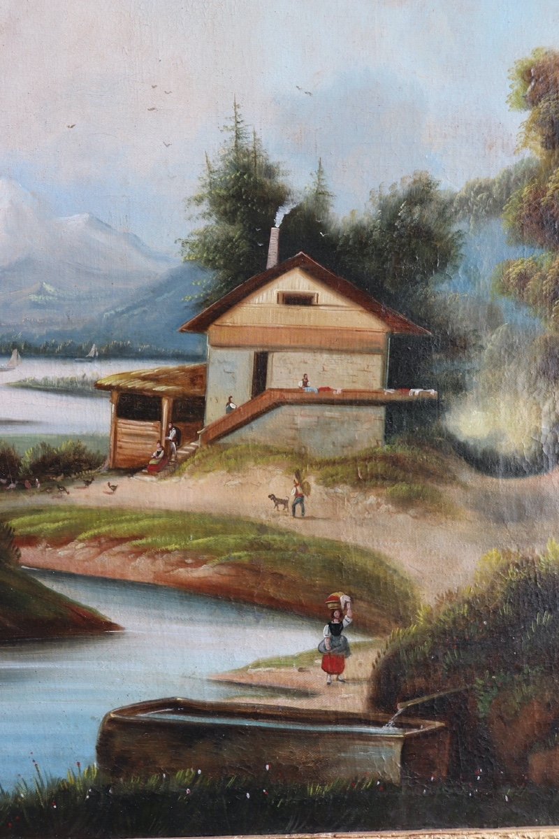 Trumeau du sud-ouest du milieu du XIXe siècle-photo-3