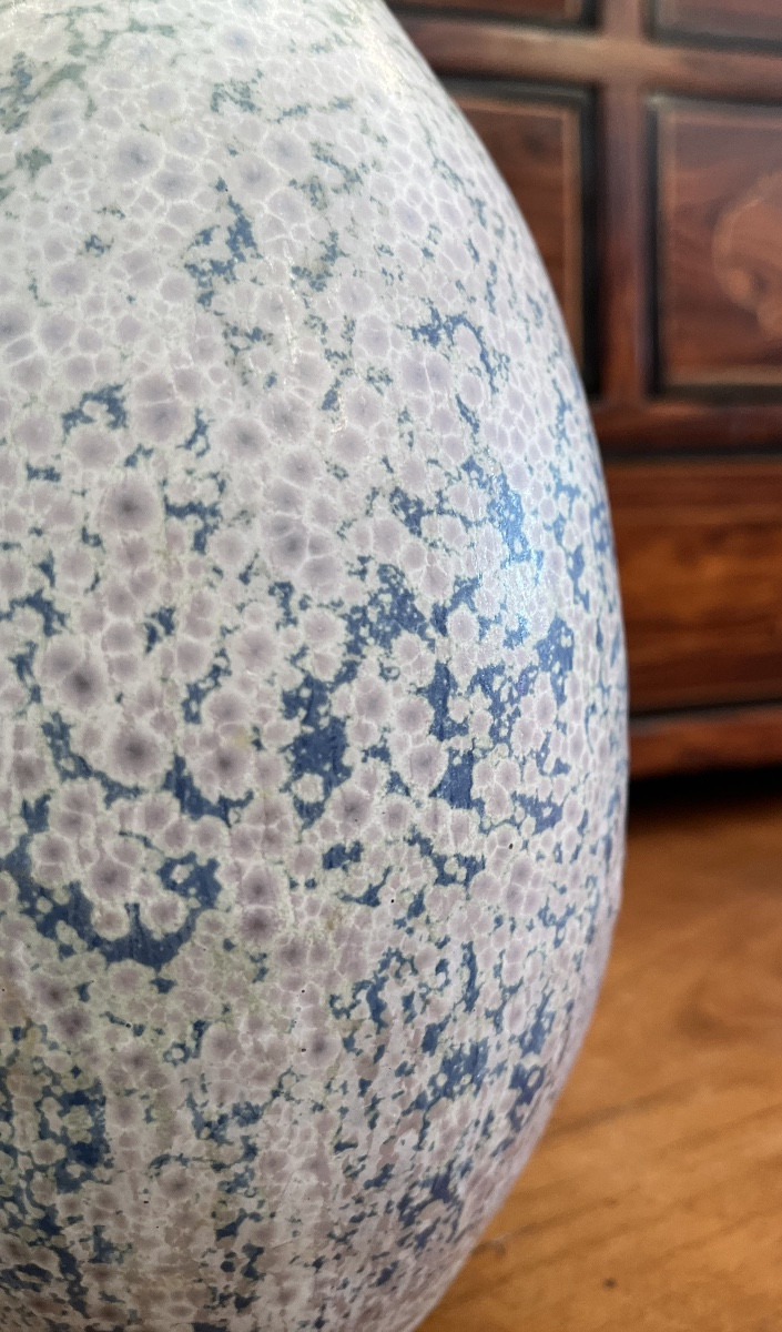 Daniel De Montmollin Vase En Grès H 21 Cm-photo-3