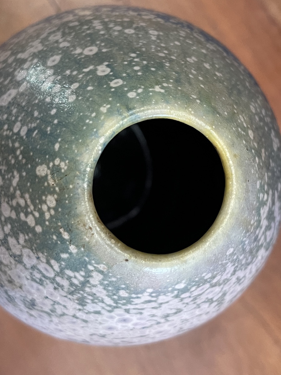 Daniel De Montmollin Vase En Grès H 21 Cm-photo-4