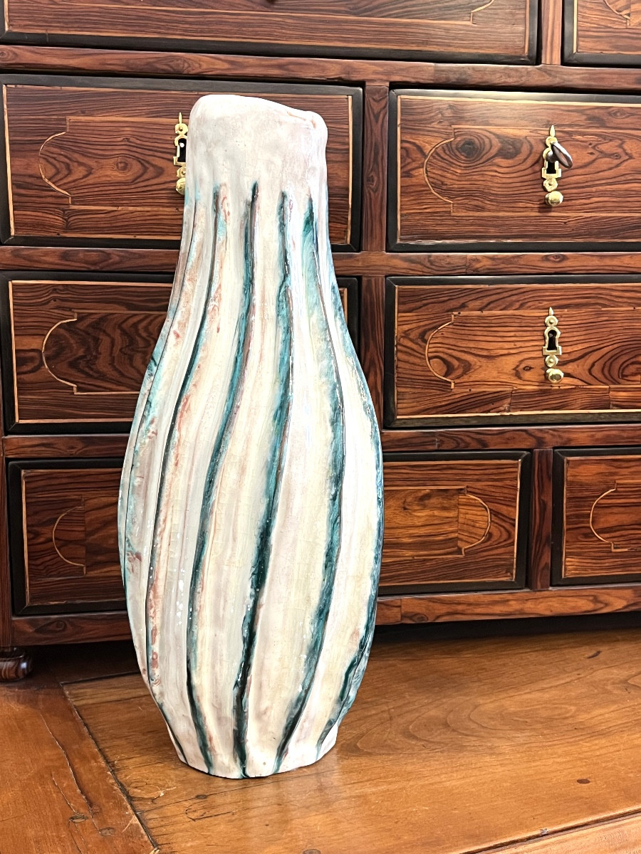 COLONIEU Alice (1924-2010). Vase sculpture H35 cm circa 1950