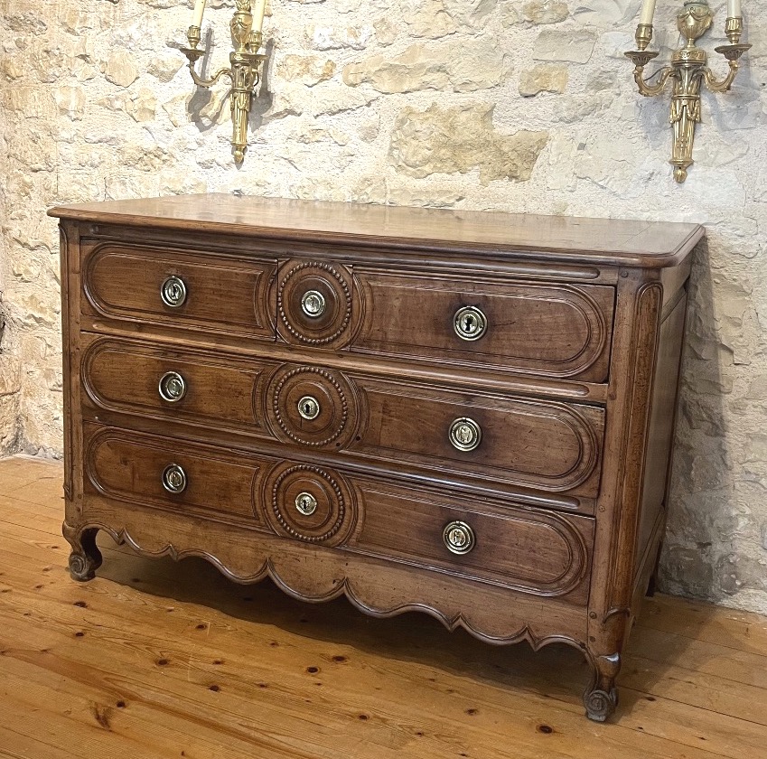 Louis XVI Chest Of Drawers In Cherrywood.  Genius By Dupré -photo-2