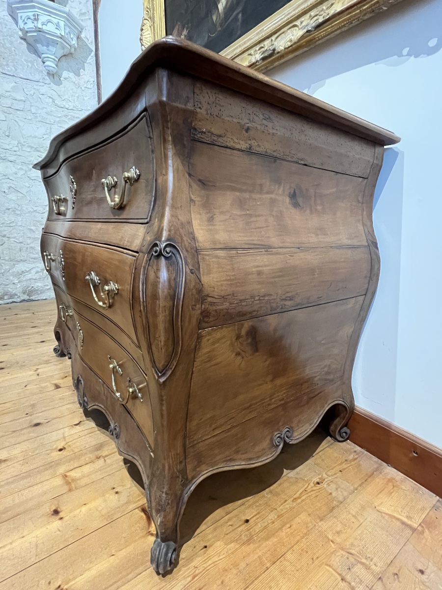 Commode Tombeau LXV en merisier. La Rochelle. -photo-1