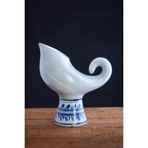 Vase Pichet  Coq . Circa 1955 Vallauris. Roger Capron  ( 1922-2006)