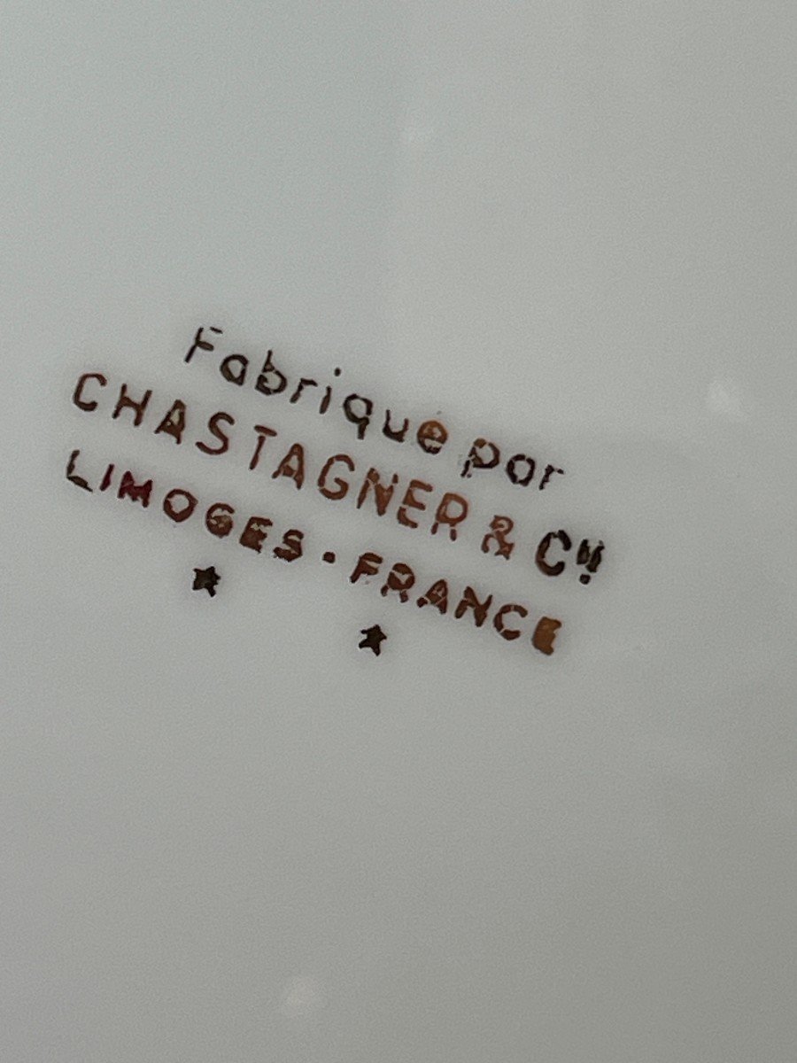 Service à Dessert Porcelaine De Limoges Chastagner-photo-5