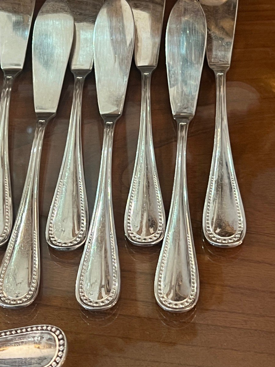 Fish Service 26 P Silver Metal Pearl Model -photo-2