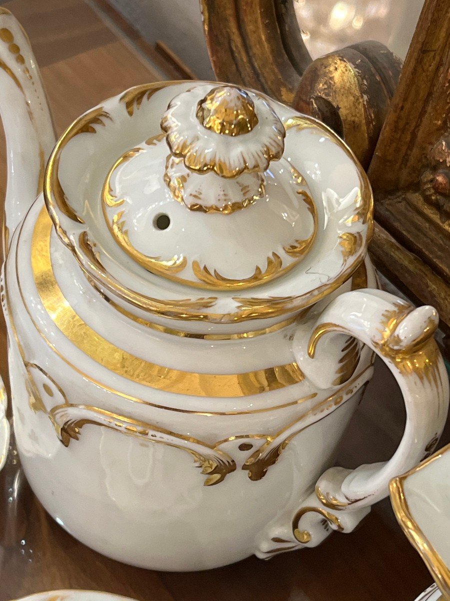 Coffee Service In Old Paris, 19th Century-photo-5