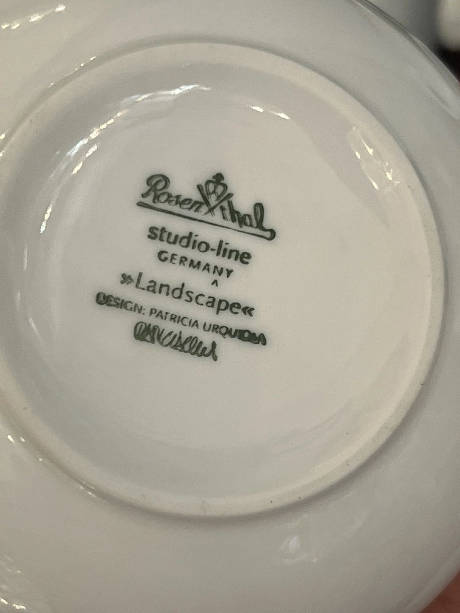 Rosenthal Porcelain Coffee Service Landscape Collection By Patricia Urquiola-photo-7