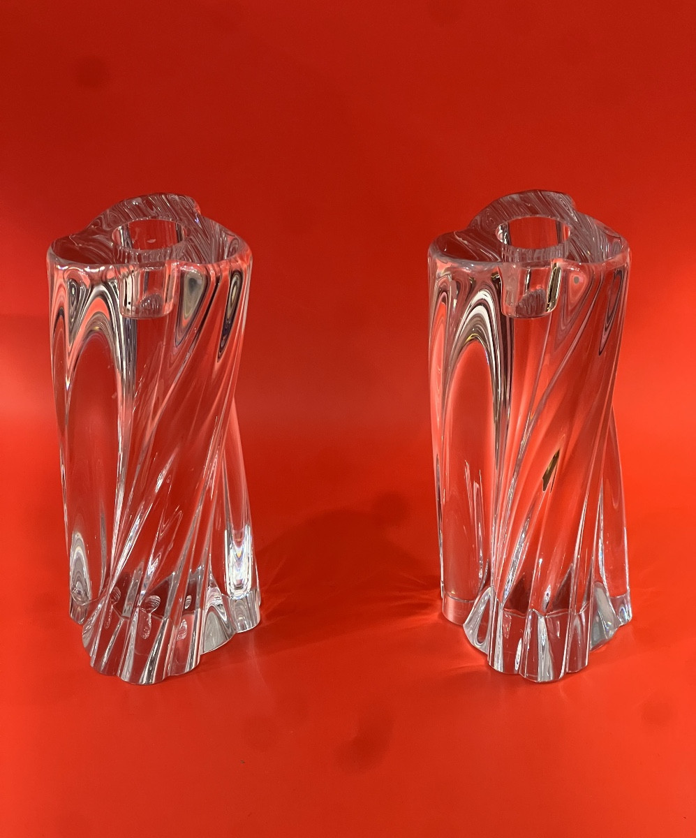 Baccarat, Pair Of Candlesticks