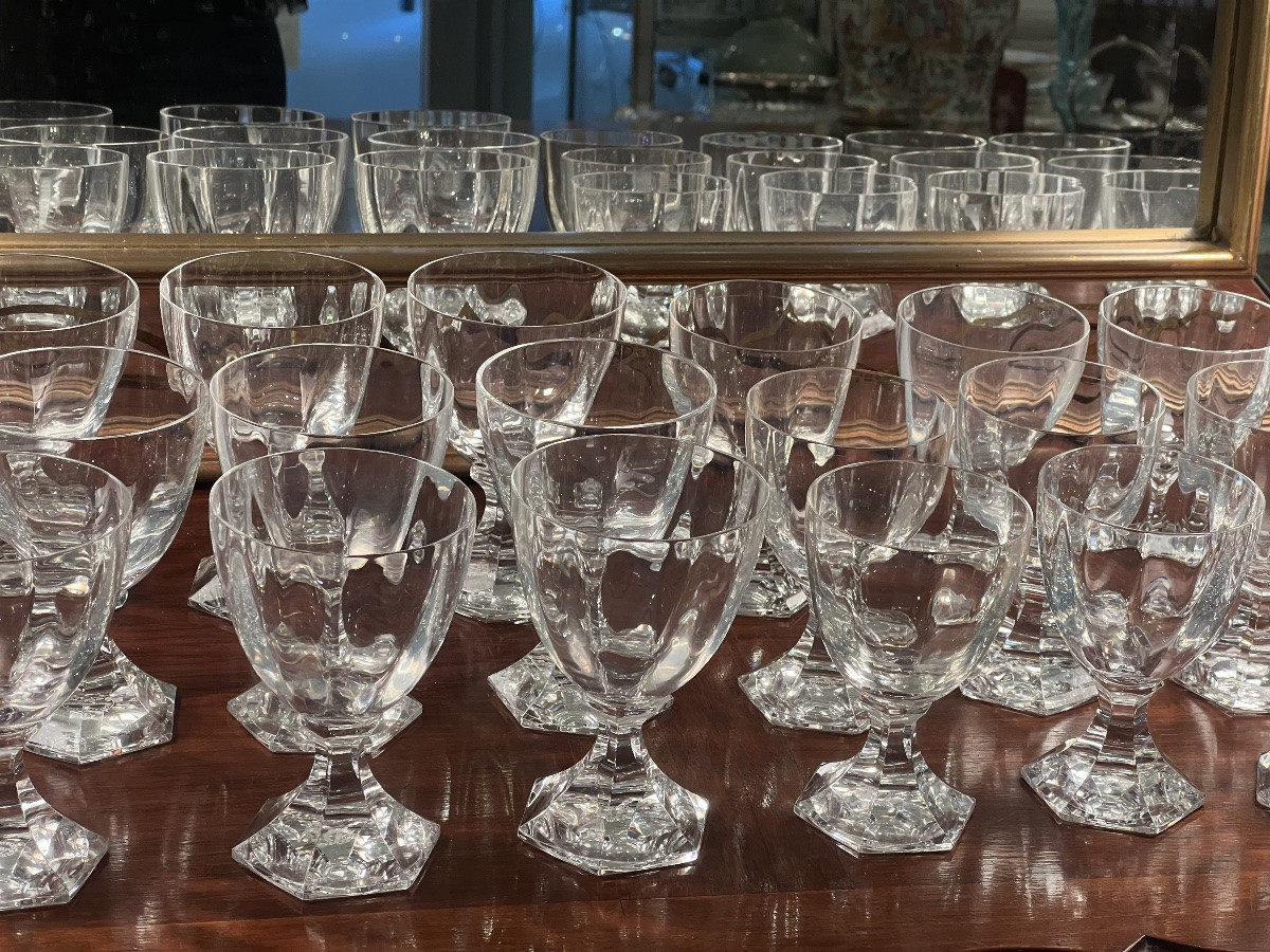 ST LOUIS Service De Verres  Cristal Modèle Saint-Cloud-photo-1