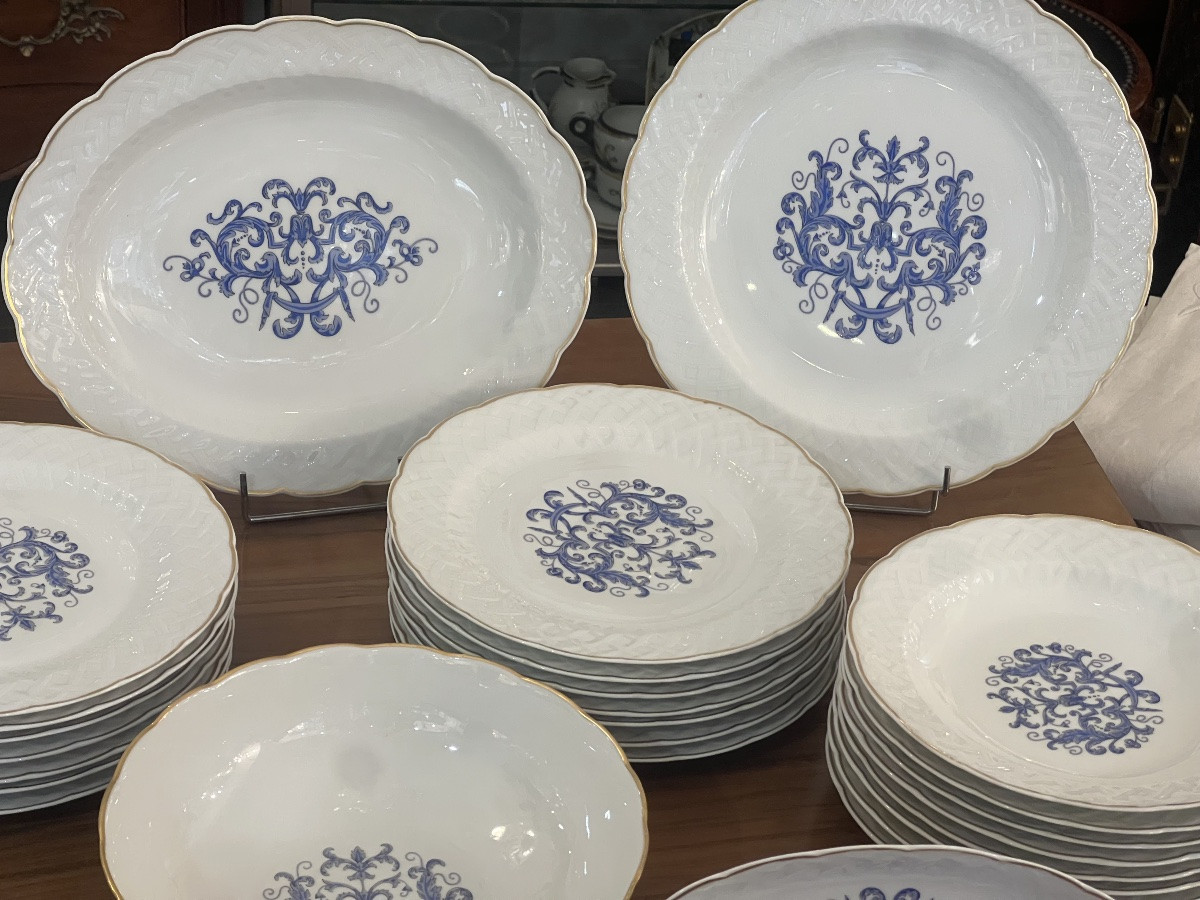 Table Service, Limoges, Bernardeau Model Louis XIII-photo-2