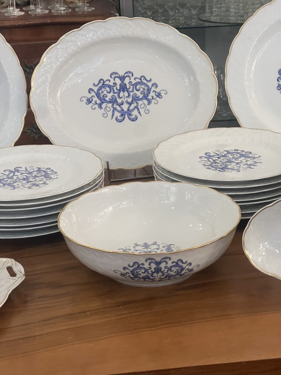 Table Service, Limoges, Bernardeau Model Louis XIII-photo-8