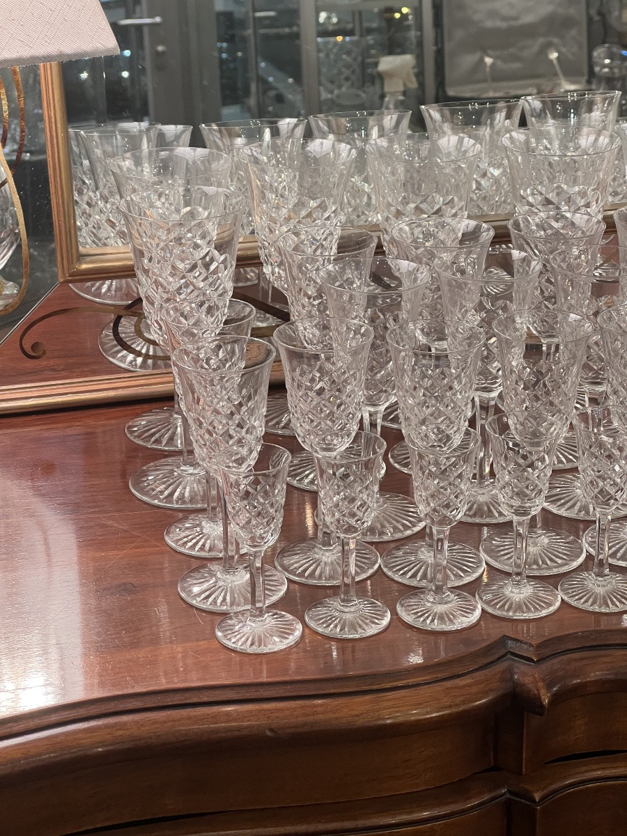 Service Of, Glass, Crystal, Baccarat, Burgos Model-photo-7