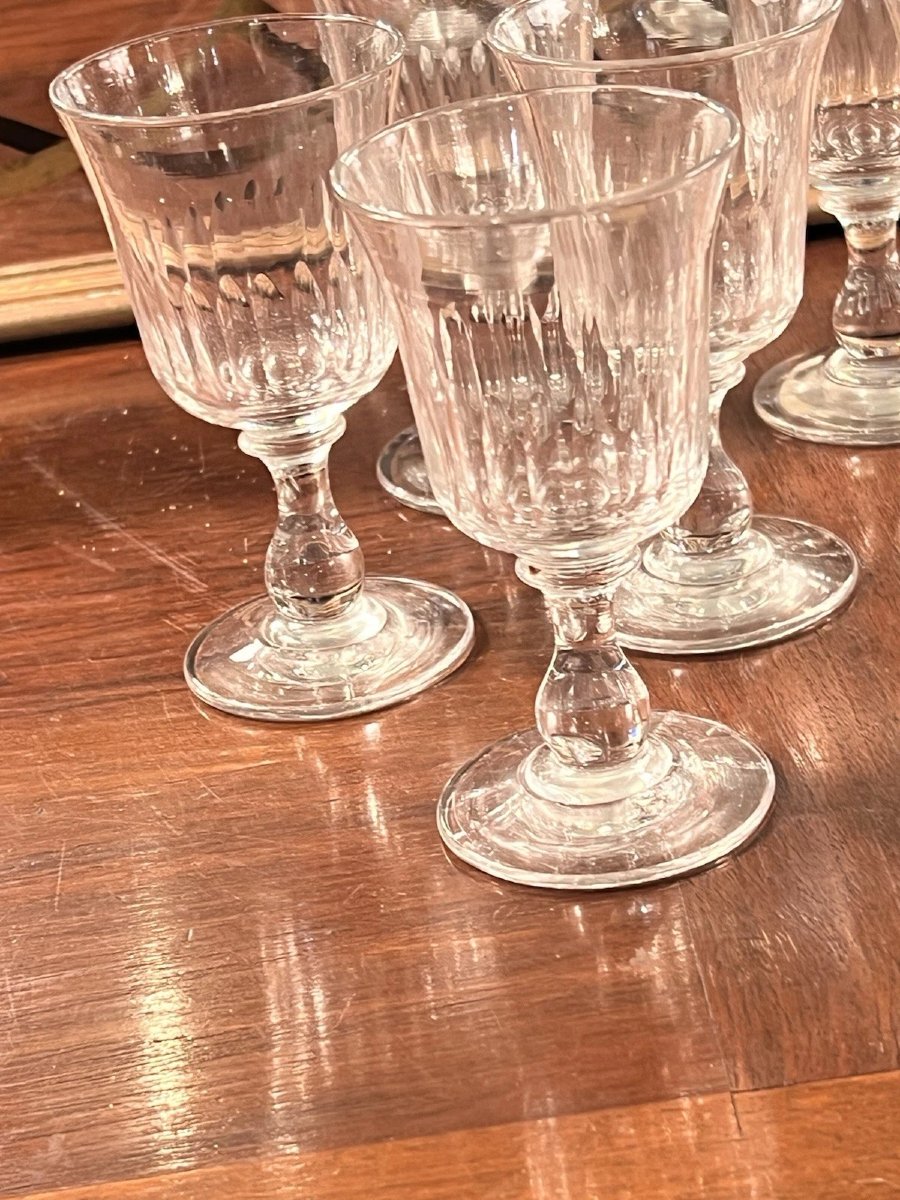 9 Aperitif Glasses, 19th Century -photo-1