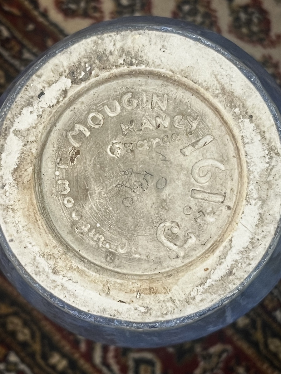 Large Ceramic Vase Signed Joseph Mougin In Nancy-photo-4