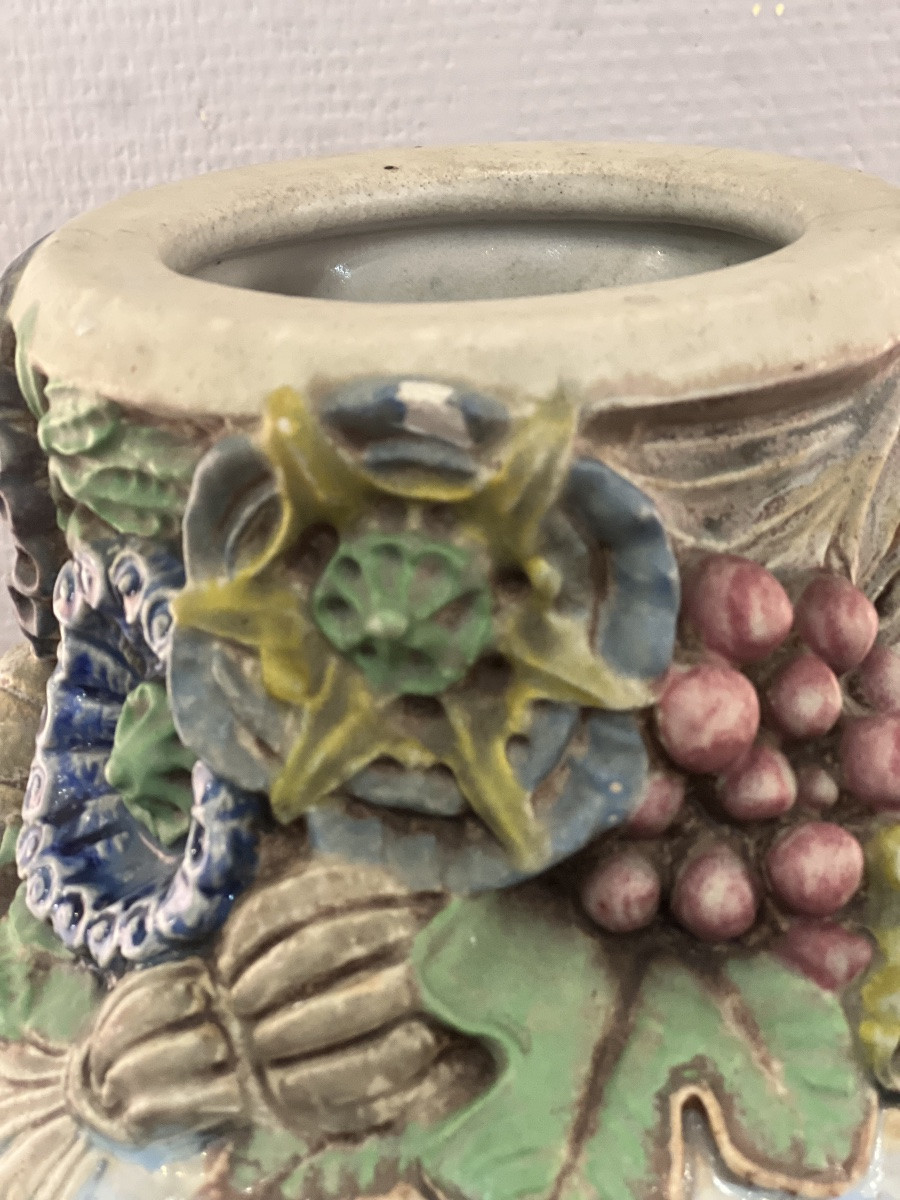 Large Ceramic Vase Signed Joseph Mougin In Nancy-photo-8