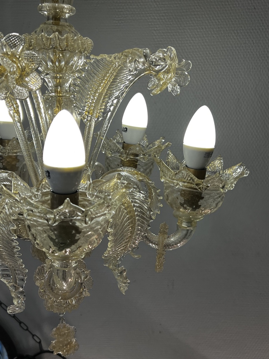 Ref 116/ Murano 5-light Chandelier -photo-3