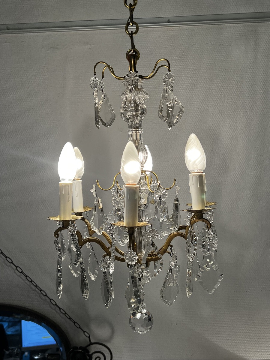 Ref117/ 5-light Crystal Pendant Chandelier -photo-1