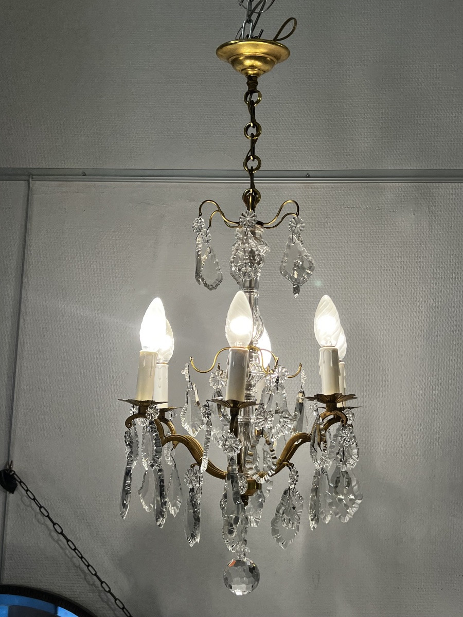 Ref117/ 5-light Crystal Pendant Chandelier -photo-2