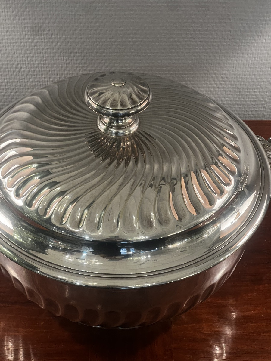 Christofle Soupière Métal Argenté-photo-2