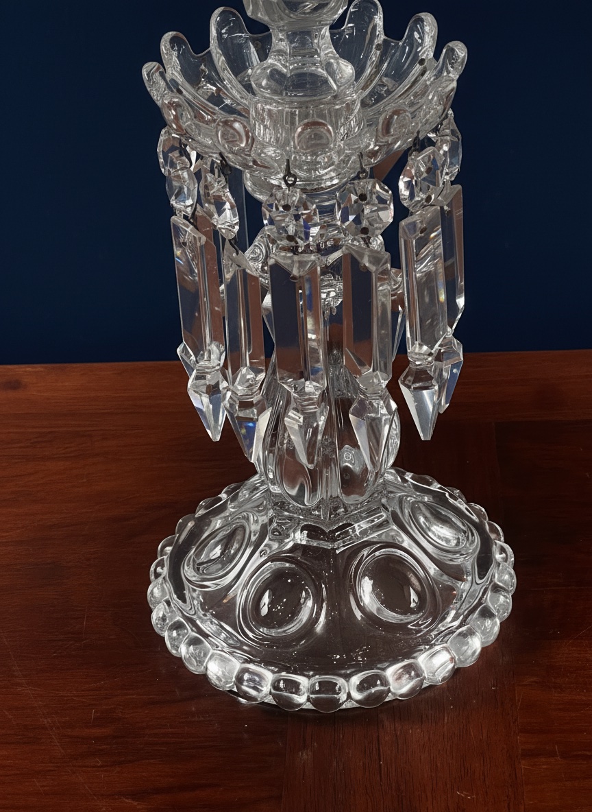 Bougeoir En Cristal Baccarat  Avec Photophore-photo-3