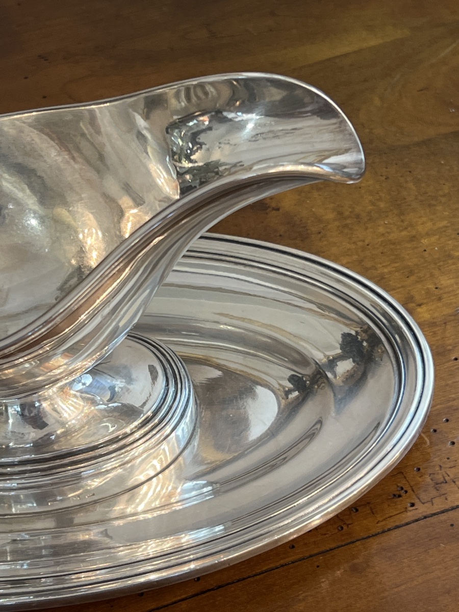 Saucière  en Métal Argenté -photo-2