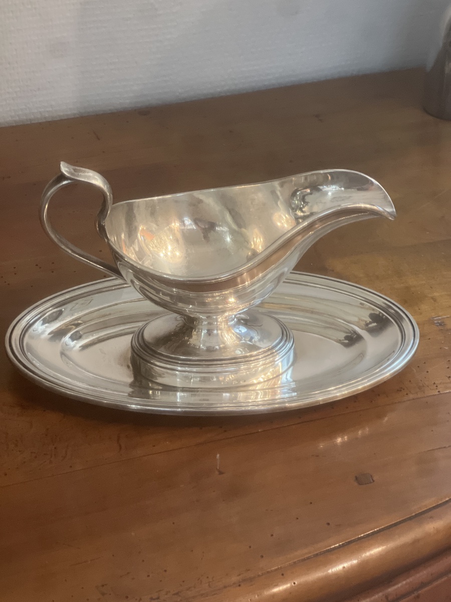 Saucière  en Métal Argenté 