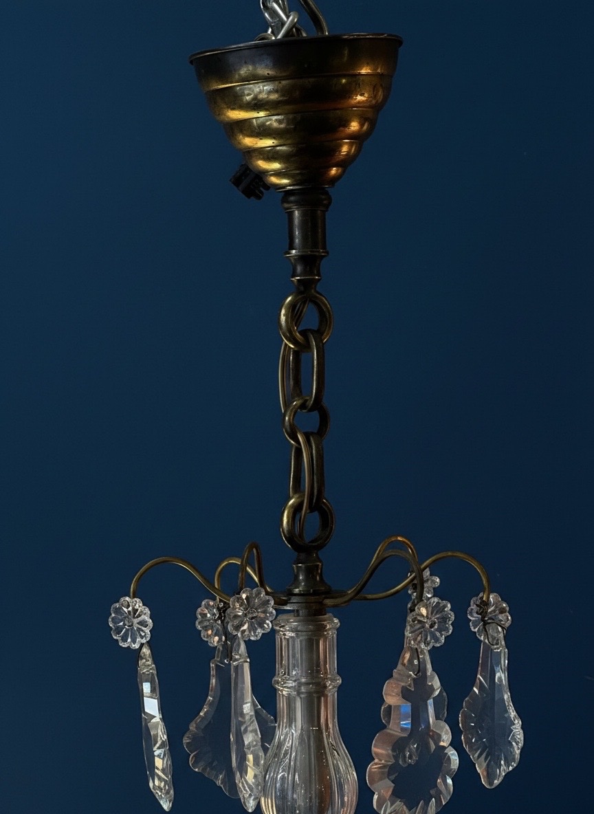 Ref. 134 / 5-light Crystal Drop Chandelier-photo-3