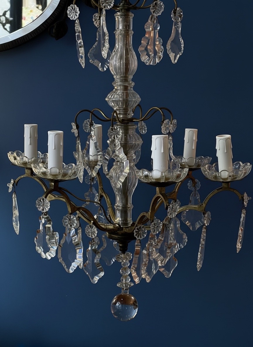 Ref. 134 / 5-light Crystal Drop Chandelier-photo-4