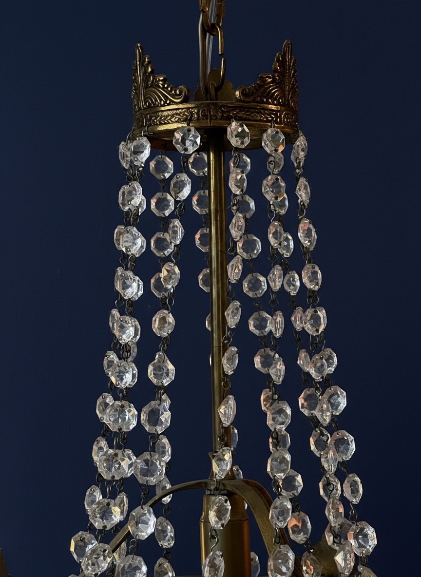 Ref 136 / 1-light Montgolfière Chandelier-photo-2