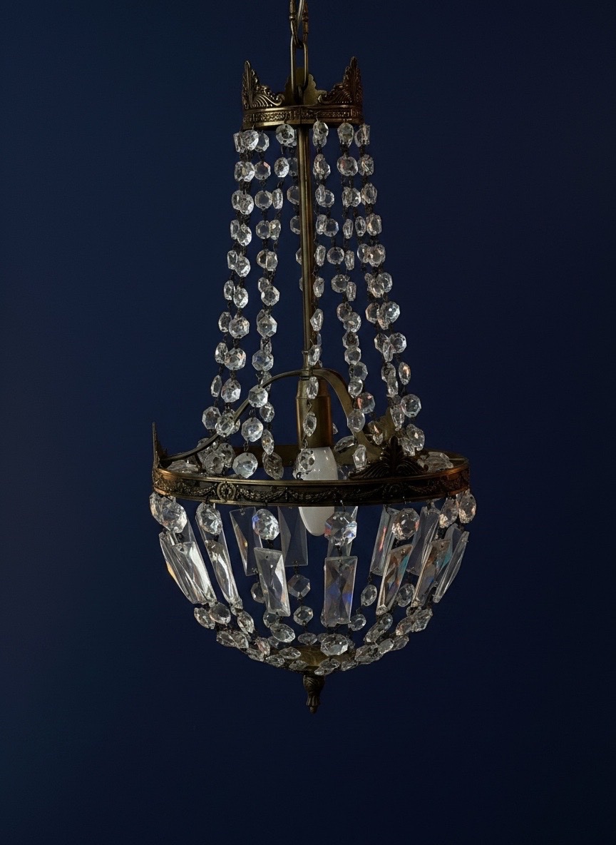 Ref 136 / 1-light Montgolfière Chandelier-photo-3