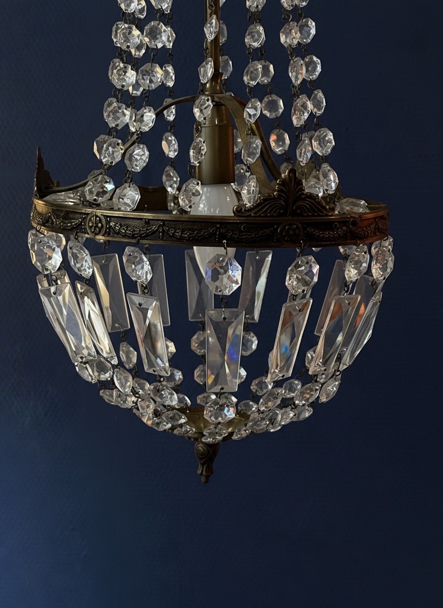 Ref 136 / 1-light Montgolfière Chandelier-photo-4