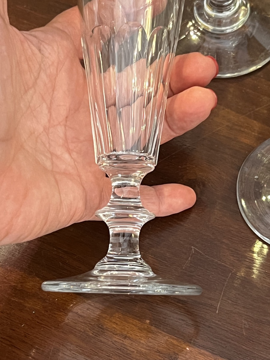 Series 12 Champagne Flutes, 19th Century-photo-7