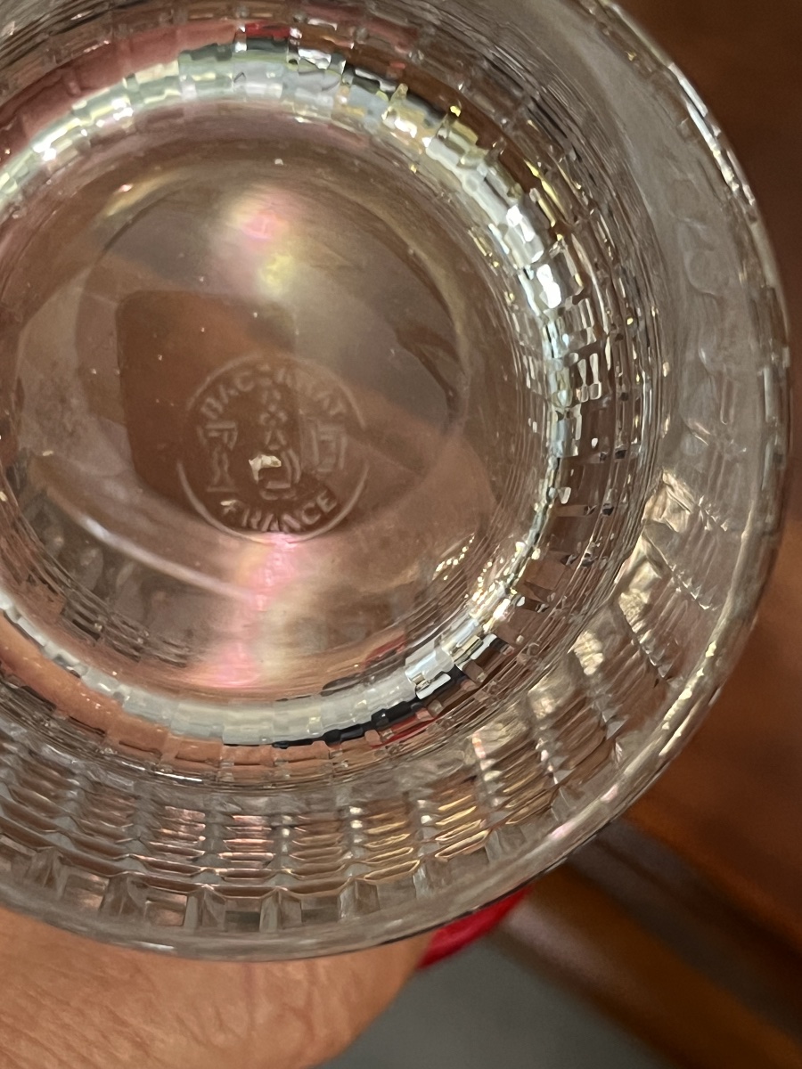 BACCARAT / Série de 4 Verres a  Orangeade  Modèle NANCY -photo-3