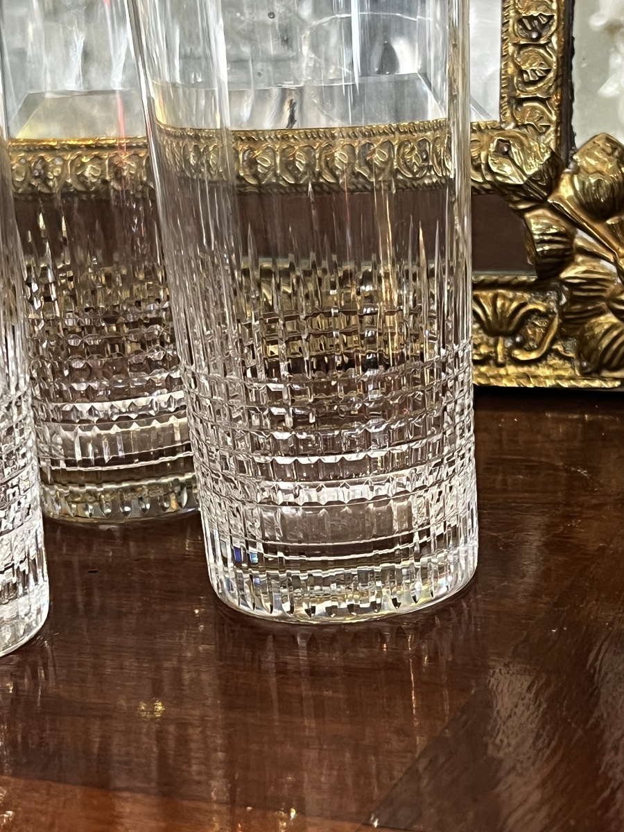 BACCARAT / Série de 4 Verres a  Orangeade  Modèle NANCY -photo-4
