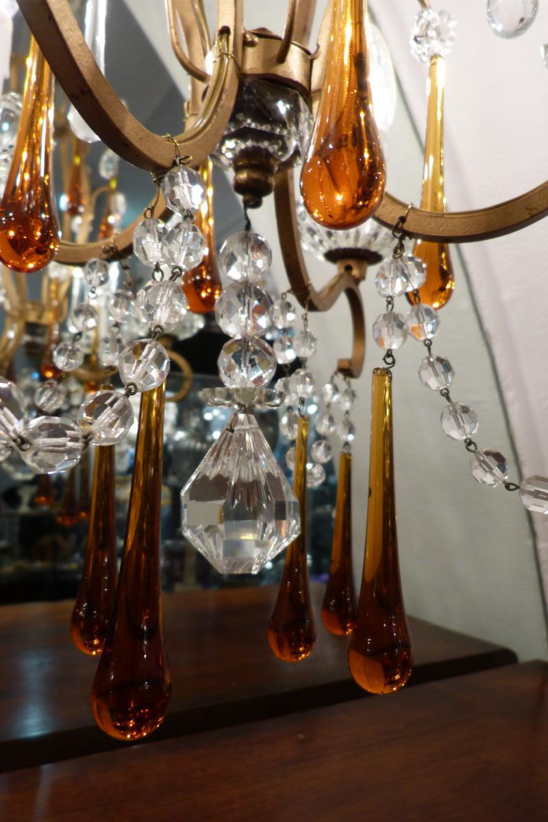 Luster 4 Lights Murano Pampilles Colors-photo-1