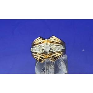 18k Gold Art Deco Ring