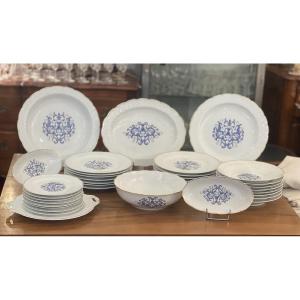 Service De Table, Limoges, Bernardeau modèle Louis XIII