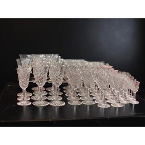 Service Of, Glass, Crystal, Baccarat, Burgos Model