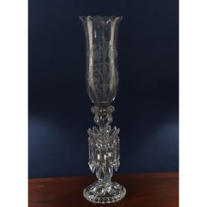 Bougeoir En Cristal Baccarat  Avec Photophore