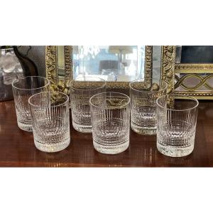 Baccarat / Set Of 6 Whisky Glasses, Nancy Model